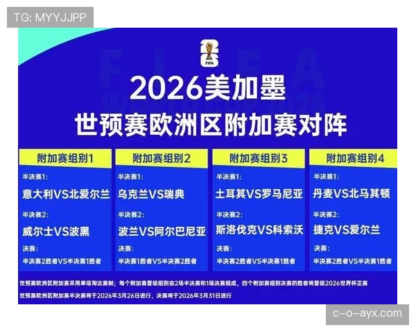 波黑冲击2026世界杯赛程前瞻：晋级之路与关键战分析